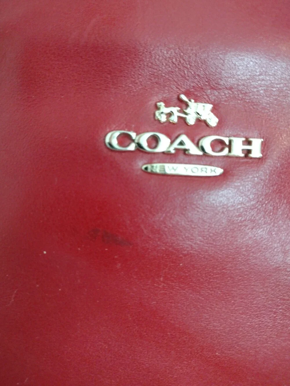 Vintage Y2K Coach Red Leather Christie Carryall Satchel Tote Bag Coquette Chic